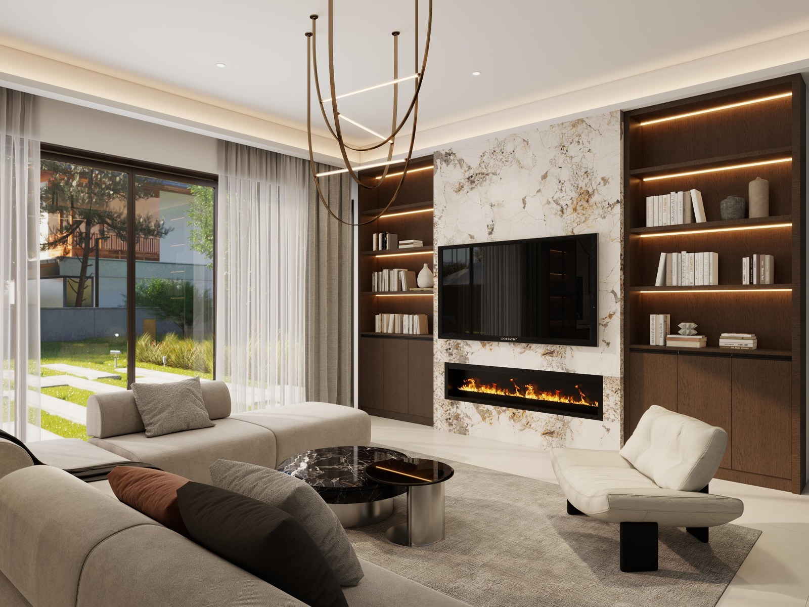 Huntington Beach interior — Bee design rendering